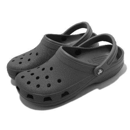 Crocs 涼拖鞋 Classic Clog 男鞋 黑 全黑 洞洞鞋 克駱格 布希鞋 卡駱馳 100010DA