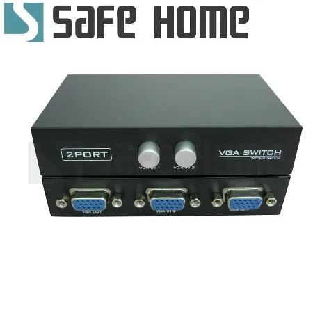 SAFEHOME 1對2 手動式 VGA Switch 雙向螢幕切換器 SVW102-150-B