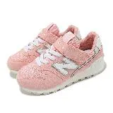 New Balance 休閒鞋 996 中童 寬楦 粉 白 魔鬼氈 小朋友 運動鞋 NB YV996BB3-W