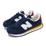 New Balance 休閒鞋 237 中童 寬楦 藍 白 紅 麂皮 小朋友 運動鞋 NB PH237VIB-W