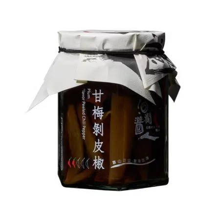 洄瀾醬人 甘梅剝皮椒 300g (剝皮辣椒)