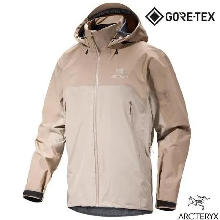 【ARCTERYX 始祖鳥】男 Beta AR Gore-Tex 3L 防水透氣連帽外套/X000007082 煙燻棕