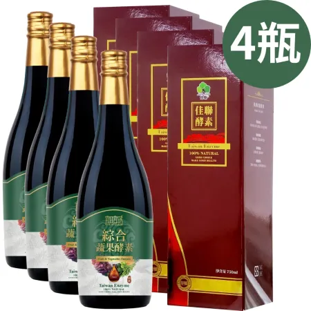 宜日宜日孝綜合蔬果酵素750ml(4瓶)