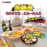 Kando 304不鏽鋼 觸控面板 預約定時 透明上蓋 蒸隔可拆 11.5L容量 防乾燒 多功能電蒸鍋 KA-ES01