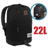 【The North Face】DAYPACK 超輕多功能後背包22L(13吋筆電) 加厚背板設計/3KY5-KS7 黑