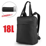 【The North Face】Glam Tote 抗撕裂旅行雙肩背包18L(可雙肩+手提) 3RHV-001 黑 N