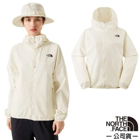 【The North Face】女 NEW ZEPHYR WIND 防風防潑水防曬連帽輕薄外套