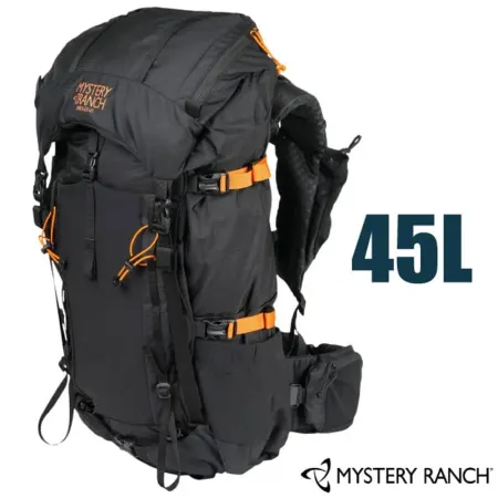 【Mystery Ranch 神秘農場】BRIDGER 45 戶外多功能登山健行背包45L.雙肩後背包/112818 黑