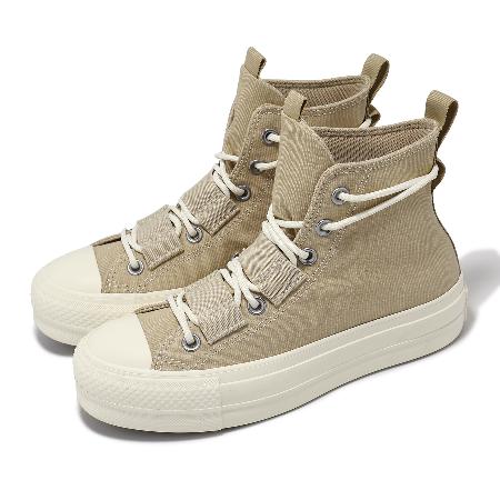 Converse 帆布鞋 Chuck Taylor All Star Lift 女鞋 厚底 奶茶色 休閒鞋 A06494C