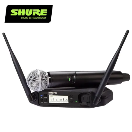 SHURE GLXD24+/SM58 手持式人聲麥克風/高級數位無線麥克風系統-PLUS款最新5.8G技術/原廠公