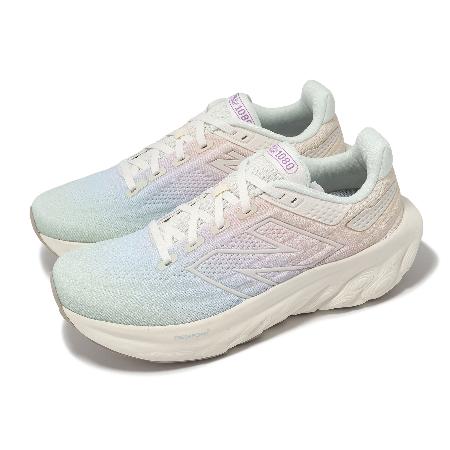 New Balance 慢跑鞋 Fresh Foam X 1080 V13 D 寬楦 女鞋 海鹽 洗舊紫 漸層 運動鞋 NB W1080X13-D