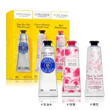 L'OCCITANE 歐舒丹 乳油木+櫻花+玫瑰 護手霜 30mlX3入組