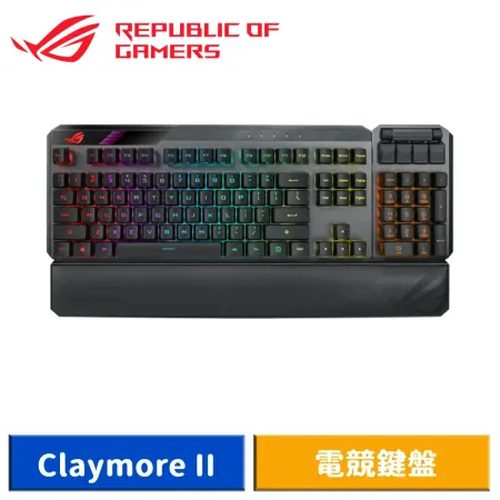 ASUS 華碩 ROG Claymore II 機械式電競鍵盤 (RX紅軸/中文)