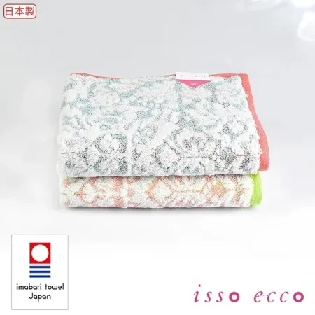 【Croissant 科羅沙】日本ISSO ECCO今治無撚白蝶花毛巾 33*80cm