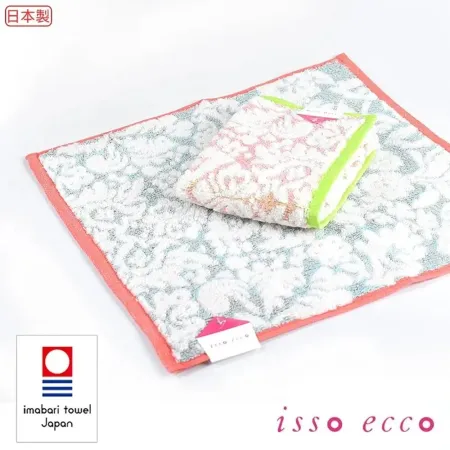 【Croissant 科羅沙】日本ISSO ECCO今治無撚白蝶花方巾 33*35cm