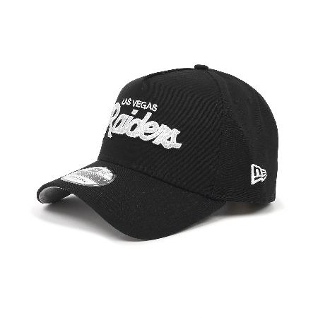 New Era 棒球帽 AF Script NFL 黑白 940帽型 可調式帽圍 拉斯維加斯突襲者 帽子 老帽 NE60350766