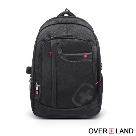 OVERLAND - 美式十字軍 - 品牌LOGO浮印後背包 - 2961