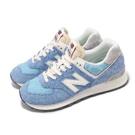 New Balance 休閒鞋 574 男鞋 女鞋 潟湖藍 海鹽 麂皮 網布 經典 情侶鞋 NB U574RCA-D