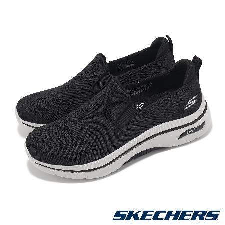 Skechers 休閒鞋 Go Walk Arch Fit 2.0-Melodious 1 男鞋 黑灰 回彈 健走鞋 216518BKGY