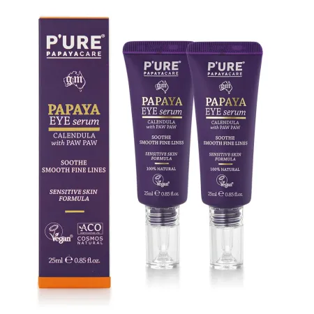 澳洲 Pure Papayacare 木瓜眼精華含玻尿酸金盞花  2入組 25ml 瓶- 級
