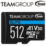 Team 十銓 ELITE 512GB microSDXC U3 A1 V30 記憶卡