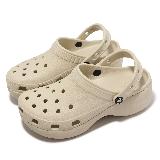 Crocs 洞洞鞋 Classic Platform Clog W 女鞋 奶茶色 厚底 卡駱馳 2067502Y2