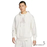 Nike 長袖上衣 男裝 連帽 拉鍊口袋 棉 白 FN2988-133