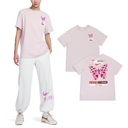 Nike 短袖 NSW Tee 女款 紫 純棉 寬鬆 短T 棉T FQ8874-019