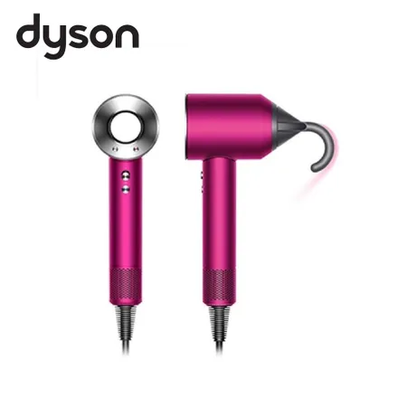 Dyson 戴森 Supersonic HD08 吹風機 (全桃紅色) - 原廠公司貨 + 贈機架乙座