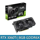 ASUS華碩 DUAL-RTX3060TI O8GD6X 顯示卡