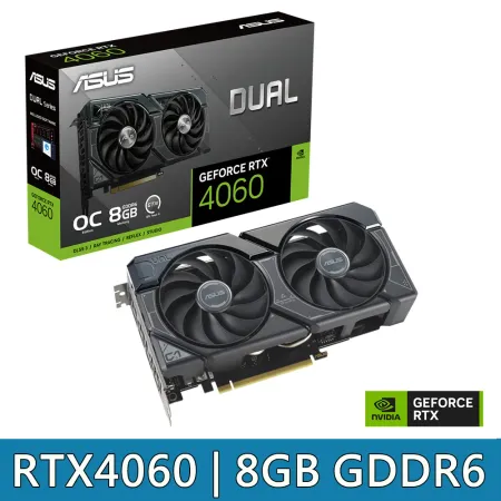 ASUS華碩 DUAL-RTX4060-O8G 顯示卡