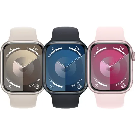Apple Watch Series 9 (41mm / GPS) 鋁金屬錶殼配運動型錶帶