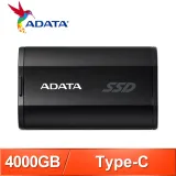 ADATA 威剛 SD810 4000G Type-C 外接式固態硬碟SSD《黑》