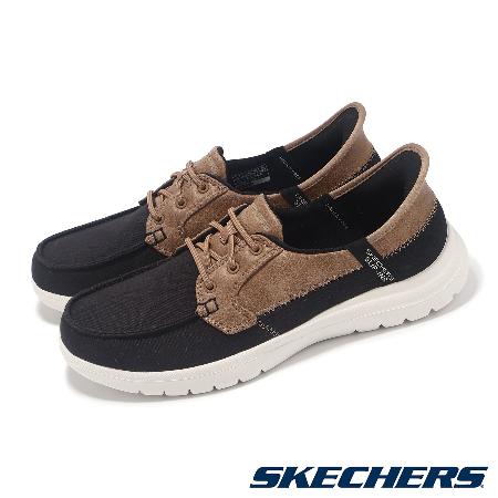 Skechers 樂福鞋 On-The-Go Flex Slip-Ins 女鞋 黑 棕 套入式 懶人鞋 休閒鞋  136536BKW