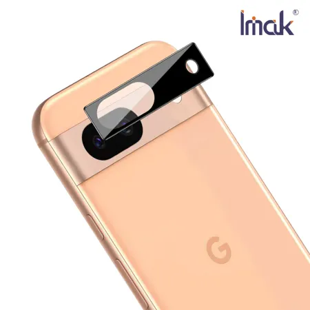 Imak 艾美克 Google Pixel 8a 鏡頭玻璃貼(一體式)(曜黑版) 奈米吸附 鏡頭貼 鏡頭保護貼 鏡頭膜 