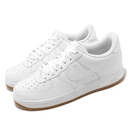 Nike 休閒鞋 Air Force 1 07 男鞋 白 膠底 經典 AF1 皮革 小白鞋 DJ2739-100