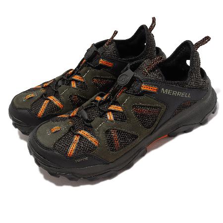 Merrell 水陸鞋 Speed Strike LTR Sieve 男鞋 黑 墨綠 珠面皮 涼鞋 ML135167 US11=29CM