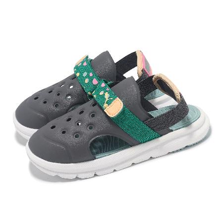 Puma 兒童涼鞋 EvolvSandal Smmer Camp AC INF 小童 灰 魔鬼氈 透氣 學步鞋 39564702