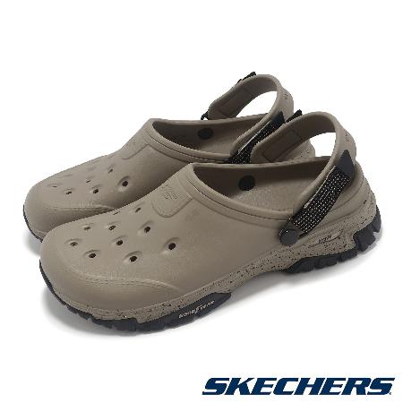 Skechers 園丁鞋 Arch Fit Foamies Outdoor 男鞋 卡其 洞洞鞋 輪胎大底 戶外鞋 243341KHK