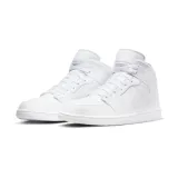 【SPLY】Air Jordan 1 Mid Triple White 全白 男鞋 554724-136