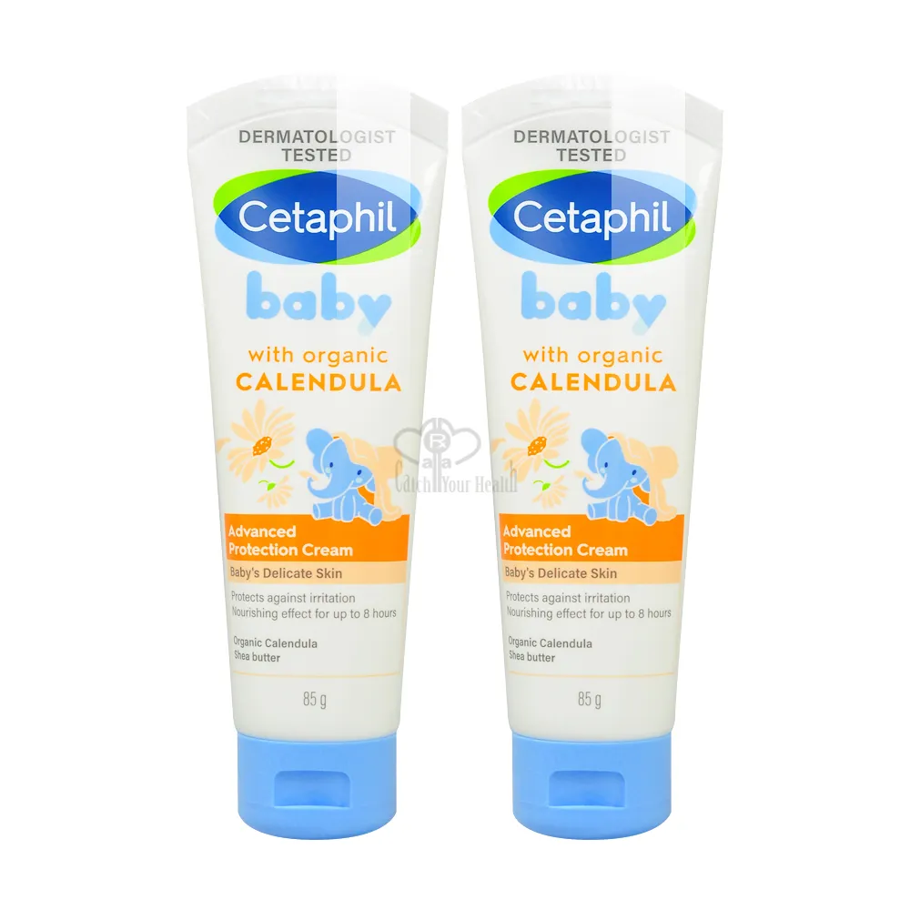 【Cetaphil 舒特膚】BABY舒緩修護霜 85g*2入(寶寶乳霜/嬰兒乳霜/臉部身體適用)