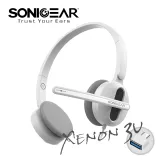 【SonicGear】Xenon 3U 粉彩輕巧雙模式有線耳機麥克風_WT時尚白