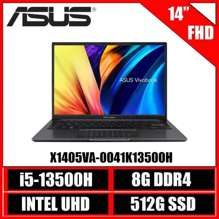 ［ASUS箱汙福利機］ASUS VivoBook 14 X1405VA-0041K13500H 搖滾黑