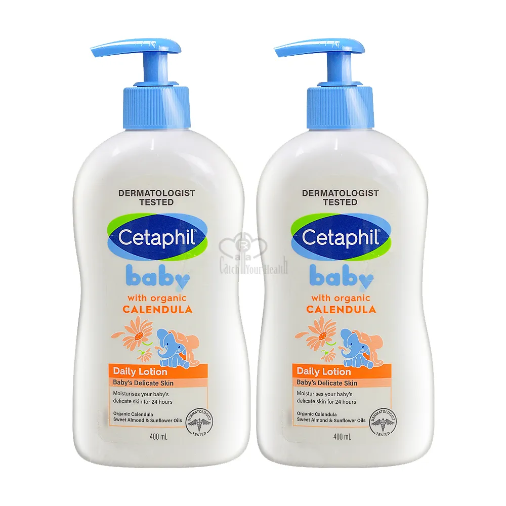 【Cetaphil 舒特膚】Baby舒緩潤膚乳 400ml*2入(寶寶乳液/嬰兒乳液/臉部身體適用)