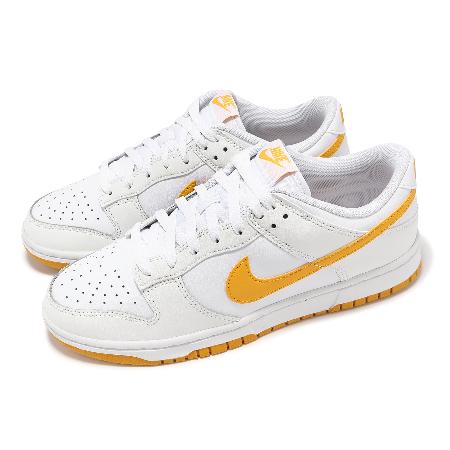 Nike 休閒鞋 Dunk Low Retro 男鞋 女鞋 白 柳丁黃 低筒 DV0831-110