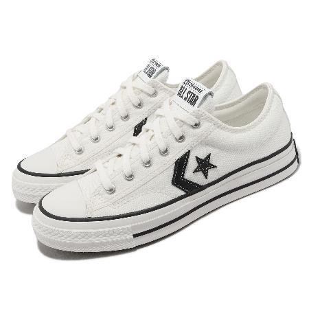 Converse 帆布鞋 Star Player 76 Low 男鞋 女鞋 白 黑 復古 經典 低筒 匡威 A01608C