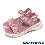 Skechers 涼拖鞋 Go Walk Arch Fit Sandal-Polished 女鞋 粉白 厚底 休閒鞋 140264ROS