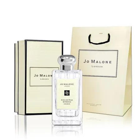 Jo Malone 英國梨與小蒼蘭古龍水 100ML 贈原廠提袋-工藝玻璃限量版