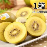 【Zespri】紐西蘭黃金奇異果1箱(18~22顆/3.3kg/箱)