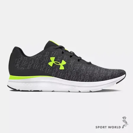 Under Armour UA 慢跑鞋 男鞋 輕量 Charged Impulse 3 黑 3026682-104